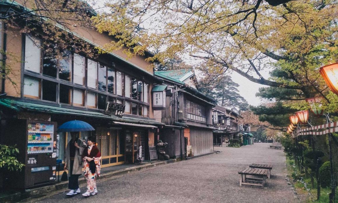 People walking on street in Kyoto