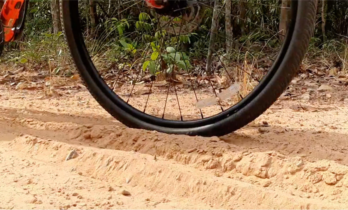 cycling on sand