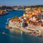 Douro river in Porto, Portugal