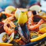 Paella traditional Spanish food